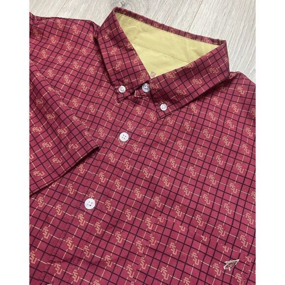 Florida State FSU Shirt Men‎ Medium Performance Short Sleeve Football School